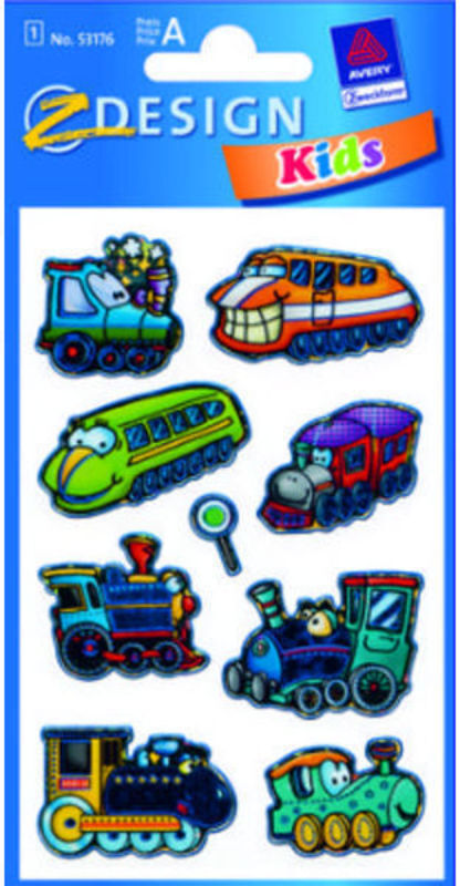 STICKERS TOG MED GLITTER EFFEKT