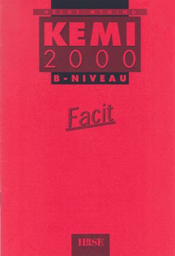 Kemi 2000 B-niveau. Facit