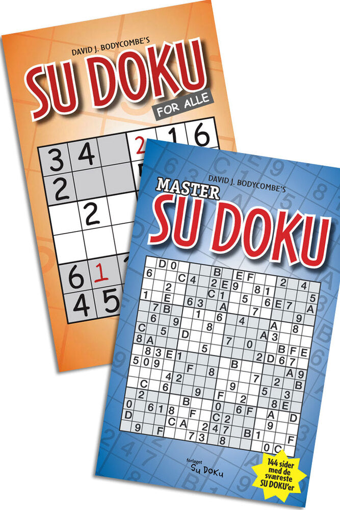 SAMPAK. SUDOKU FOR ALLE + MASTER..  SUDO