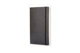 Notesbog Moleskine large sort m/192 linjerede ark soft cover