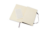 Notesbog Moleskine large sort m/192 blanke ark soft cover