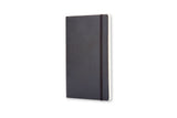 Notesbog Moleskine large sort m/192 blanke ark soft cover