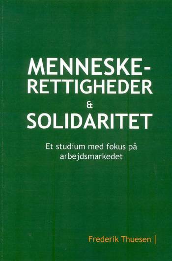 Ph.D.-afhandling. Menneskerettigheder & solidaritet