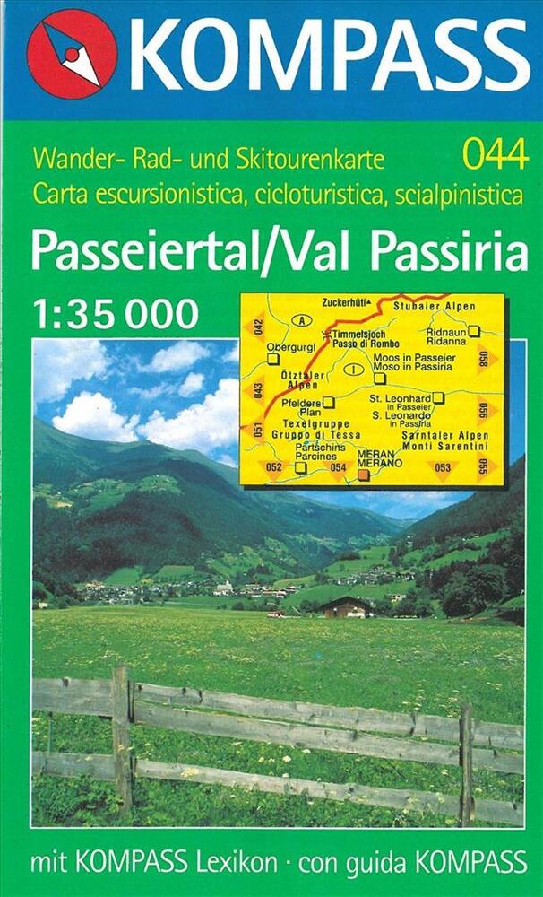 Passeiertal/Val Passiria, Kompass Wanderkarte 044