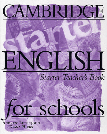 English for Schools - Teacher's Book Starter