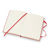 Notesbog Moleskine pocket rød m/192 blanke ark hard cover