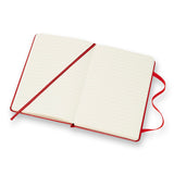 Notesbog Moleskine pocket rød m/192 linjerede ark hard cover