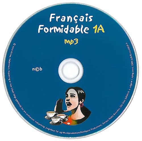 Français Formidable 1A, Elev-cd med mp3-filer