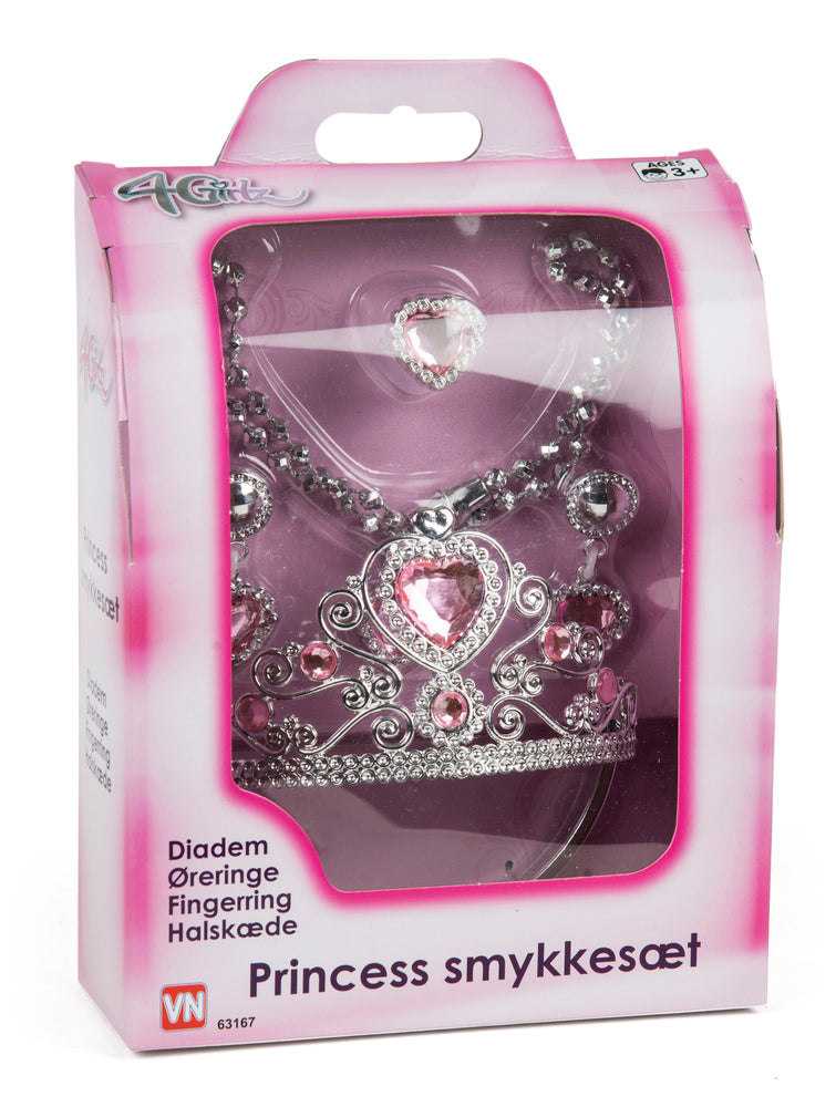 4-girlz diadem + smykker asst.