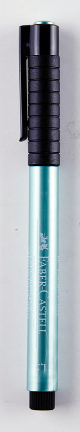 Artist pen Faber-Castell metal grøn