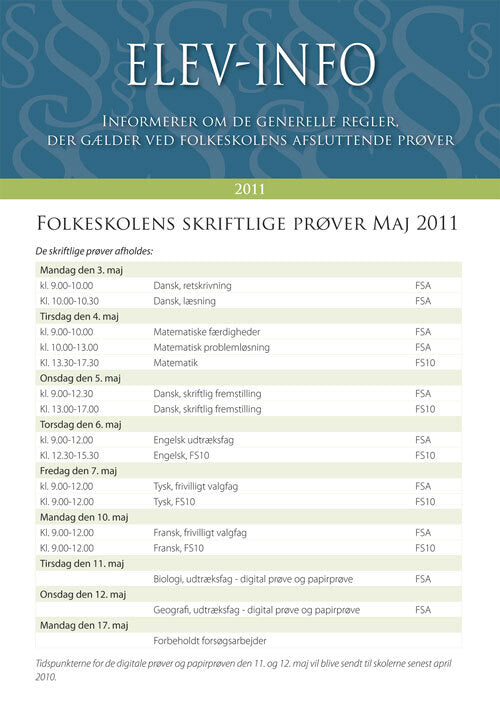 Elev-info 2011