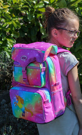 Skoletaske Jeva beginners rainbow unicorn