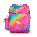 Skoletaske Jeva intermediate rainbow unicorn