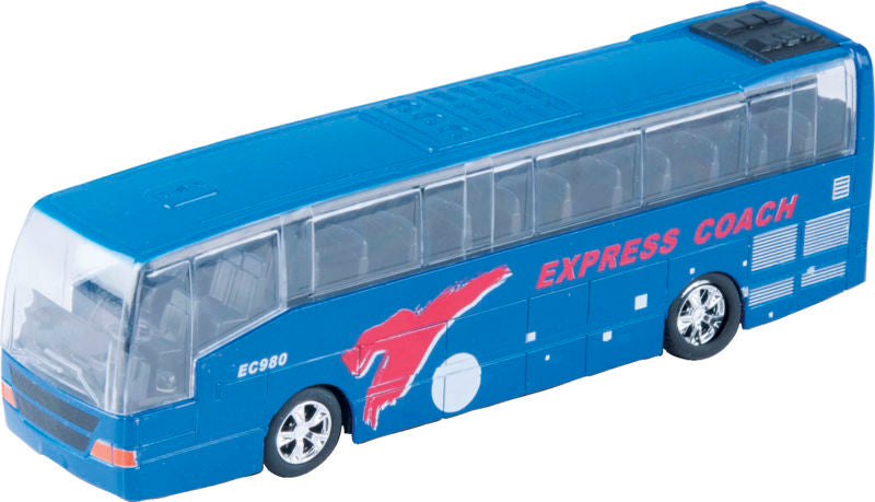Metal bus med lys og lyd 4 asst.