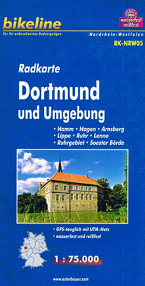 Dortmund und Umgebung :  Radkarte