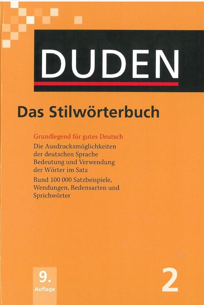 Das Stilwörterbuch