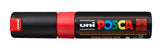 Paintmarker Uni POSCA pc-8k fluo rød