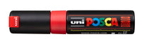 Paintmarker Uni POSCA pc-8k fluo rød