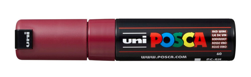 Paintmarker Uni POSCA pc-8k vin rød
