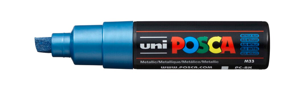 Paintmarker Uni POSCA pc-8k metallic blå