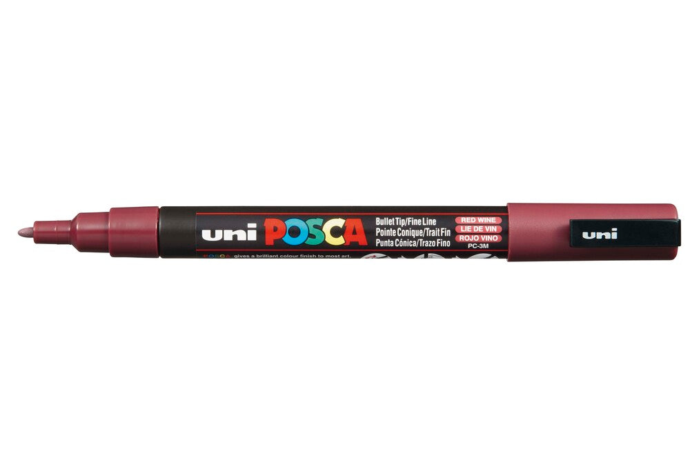 Paintmarker Uni POSCA pc-3m vin rød