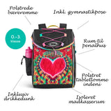 SKOLETASKE JEVA INTERMEDIATE RAINBOW