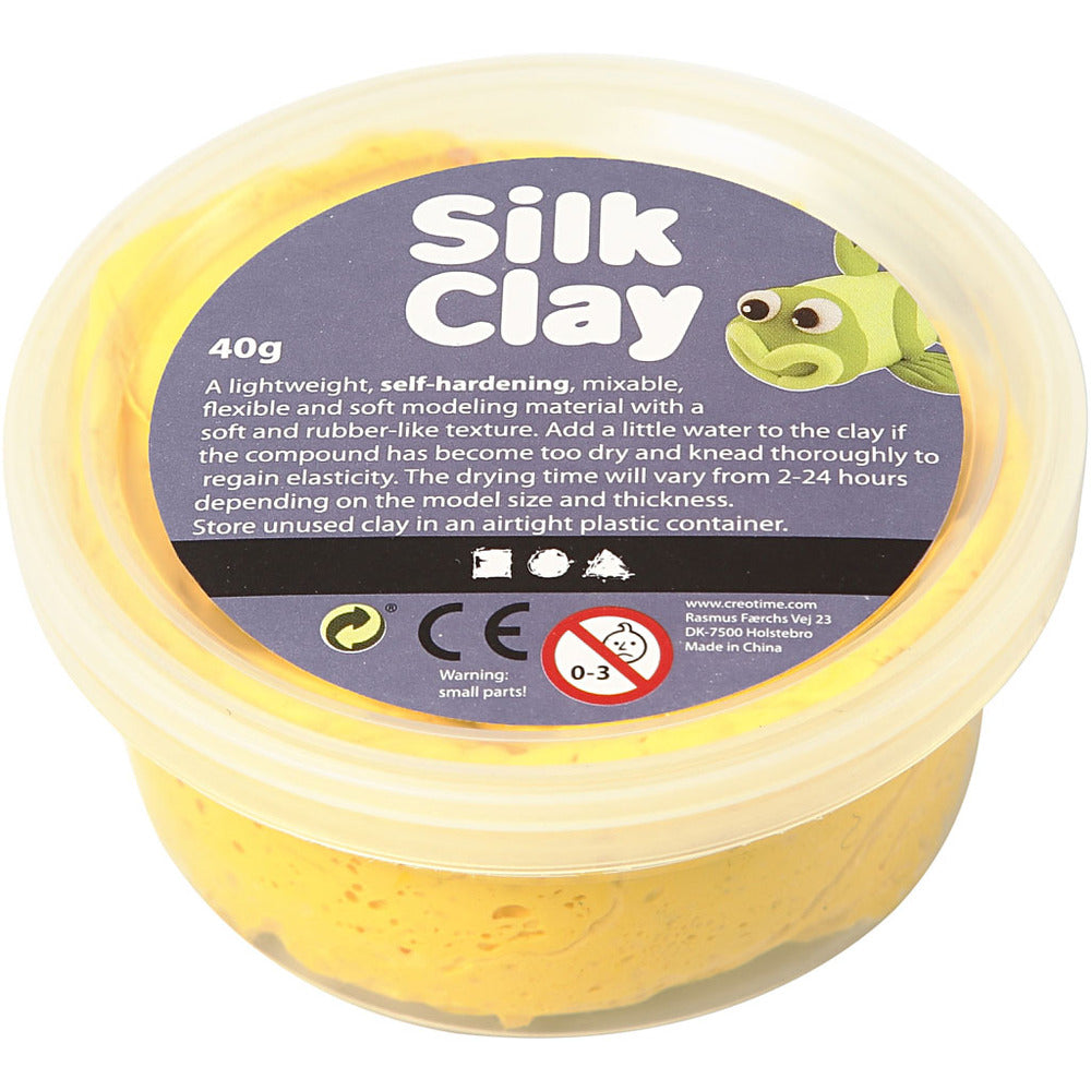 Silk clay gul 40g