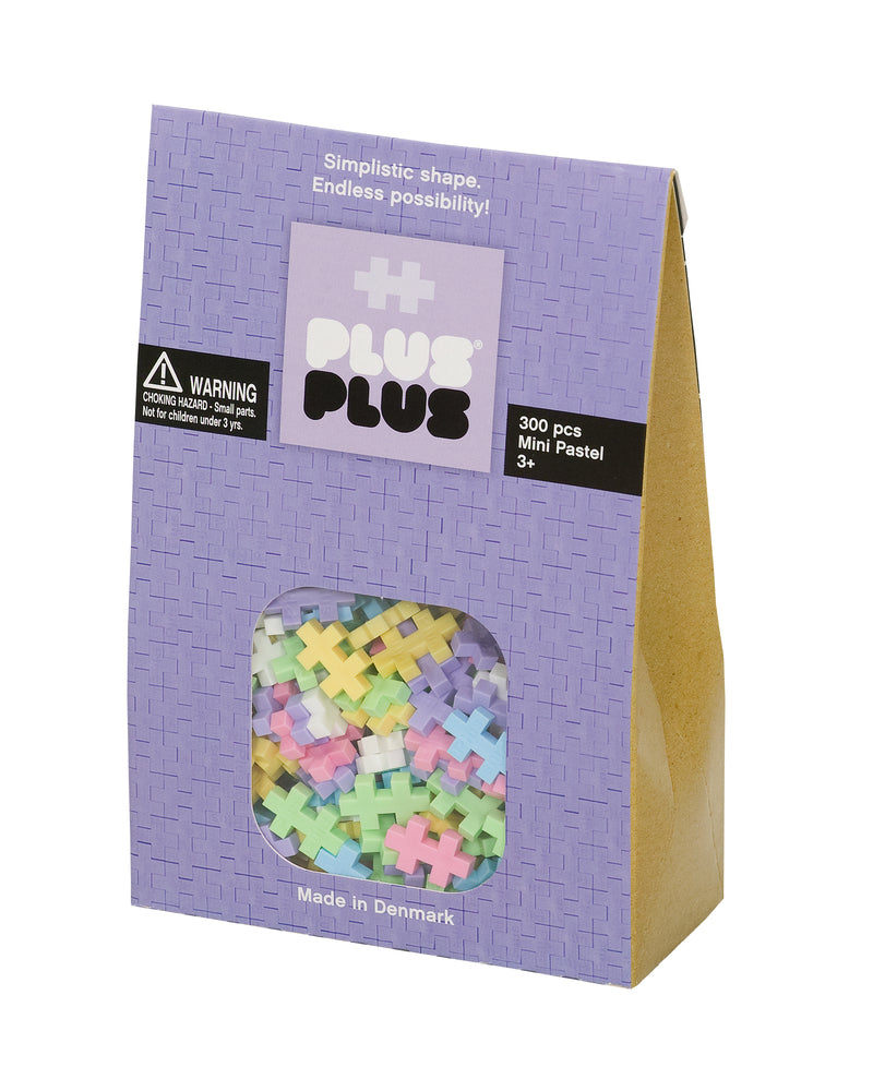Plus plus mini pastel 300 stk. 12 cm, + 3 år
