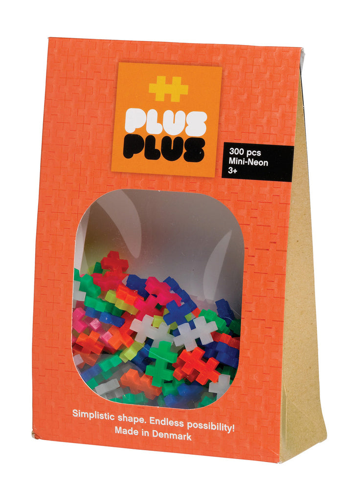 Plus plus mini neon 300 stk. 12 cm, +3 år