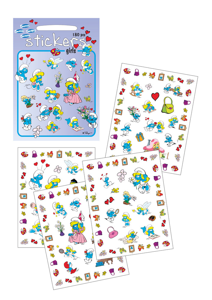 Smølfe Stickers, Piger