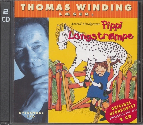 Thomas Winding læser Pippi Langstrømpe cd - komplet