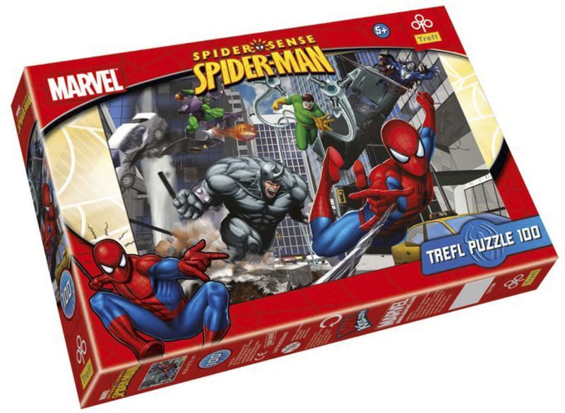 Puslespil spiderman 100 brikker