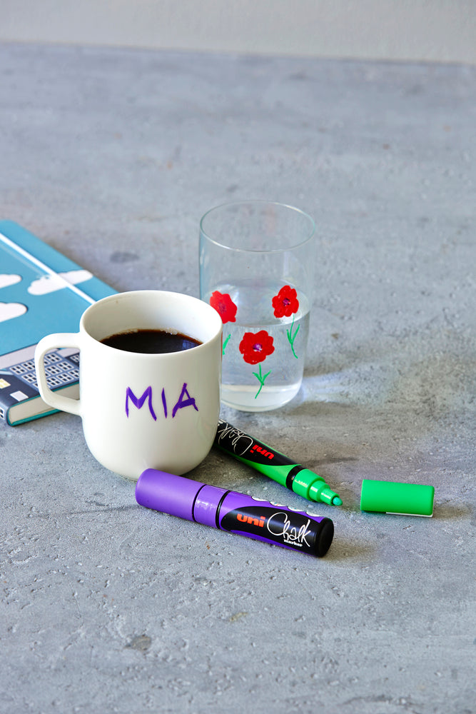Marker chalk uni pwe 5m violet