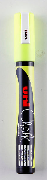 Marker chalk uni pwe 5m fluo gul
