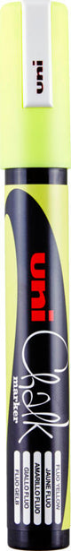 Marker chalk uni pwe 5m fluo gul