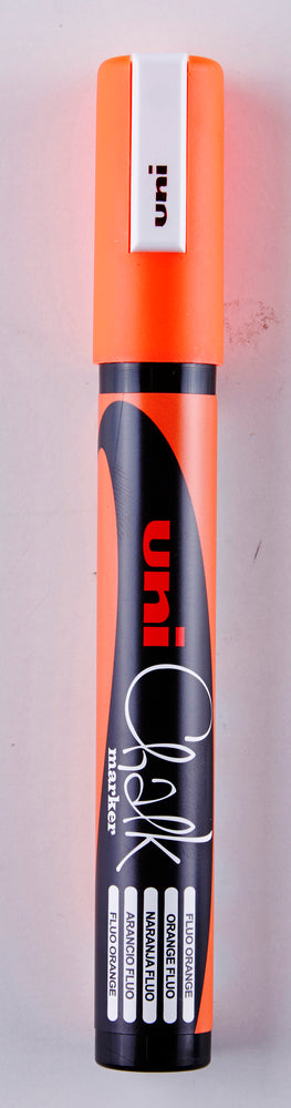 Marker chalk uni pwe 5m fluo orange