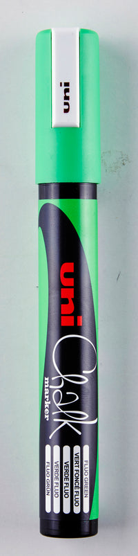 Marker chalk uni pwe 5m fluo grøn