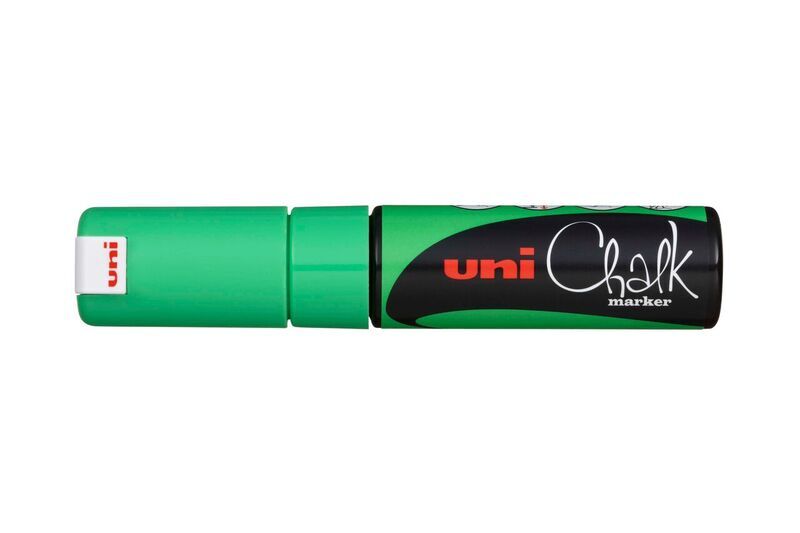 Marker chalk uni pwe 8k fluo grøn