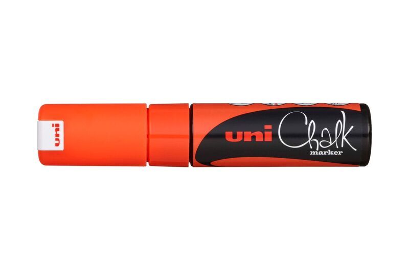 Marker chalk uni pwe 8k fluo orange