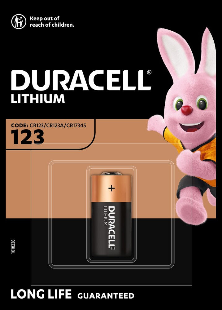 Batteri Duracell ultra dl123a-b1
