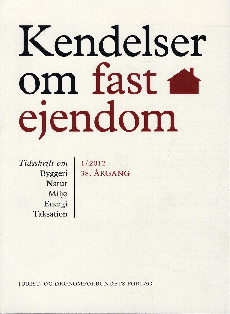 Kendelser om fast ejendom 2012/1