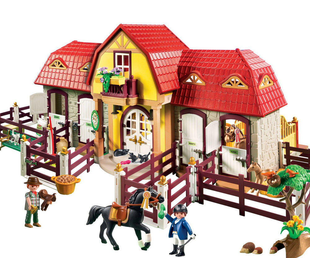 5221 playmobil stor heste stald