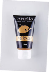 Akrylmaling Artello guld 75ml