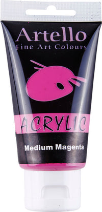 Akrylmaling Artello magenta medium 75ml