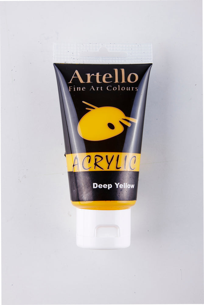 Akrylmaling Artello gul dyb 75ml