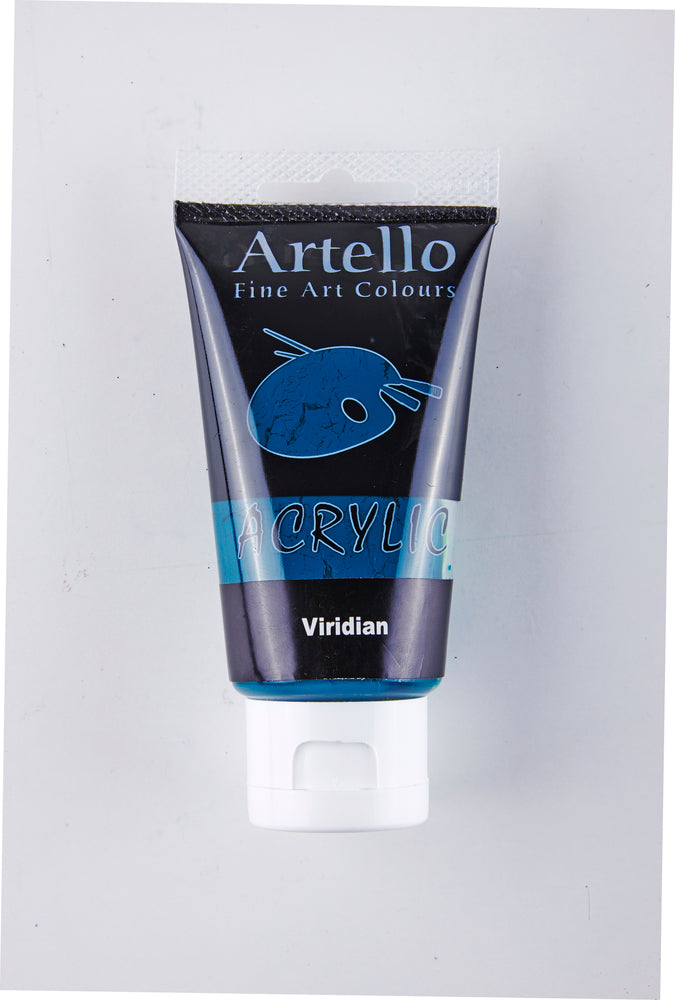 Akrylmaling Artello turkis grøn/virdian 75ml
