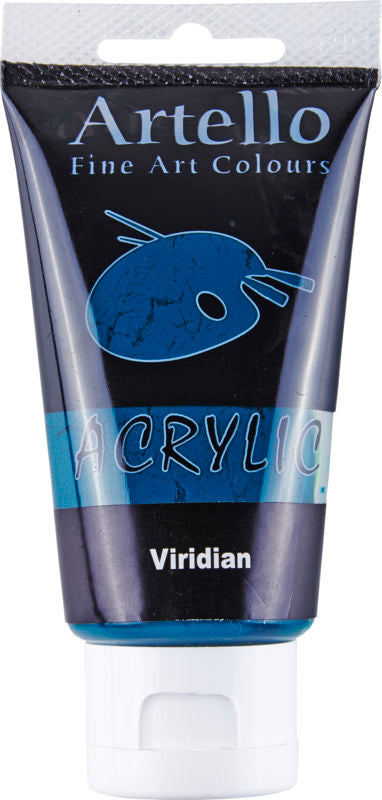 Akrylmaling Artello turkis grøn/virdian 75ml