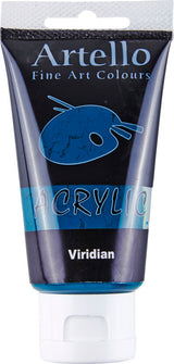 Akrylmaling Artello turkis grøn/virdian 75ml