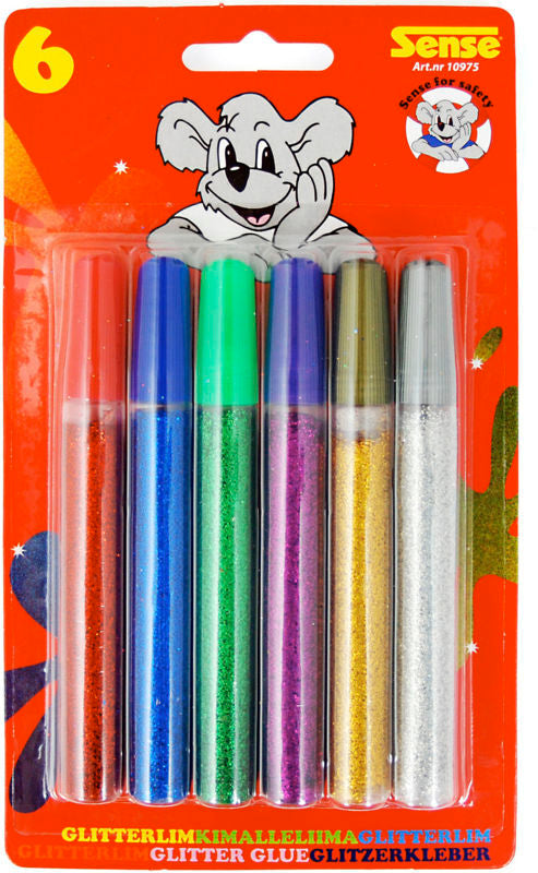 Glitterlim 6 stk