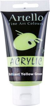 Akrylmaling Artello gulgrøn brilliant 75ml
